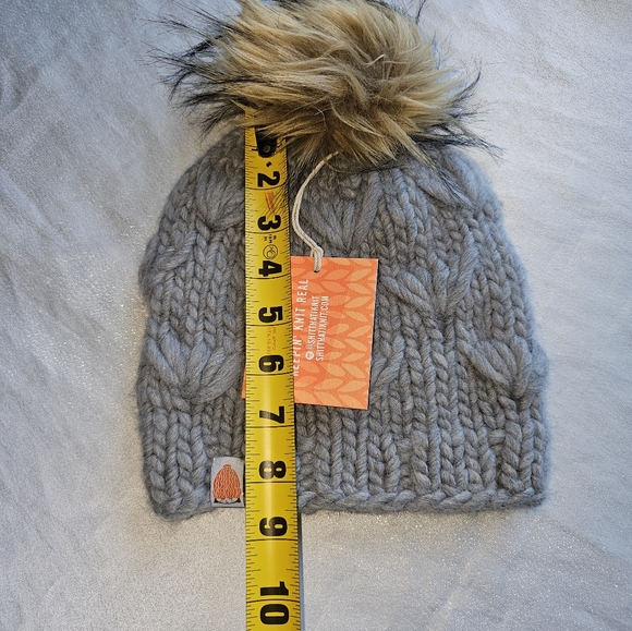 Sh*t That I Knit The Motley Merino Wool Beanie - Picture 7 of 7